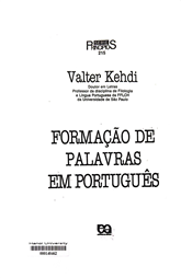 Formação de palavras em português