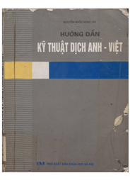 Hướng dẫn kỹ thuật dịch Anh - Việt