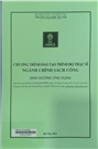 Chương trình đào tạo trình độ thạc sĩ ngành Chính sách công Định hướng ứng dụng