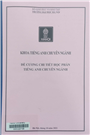 Đề cương chi tiết học phần tiếng Anh chuyên ngành