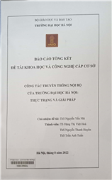 Công tác truyền thông nội bộ của trường Đại học Hà Nội Thực trạng và giải pháp