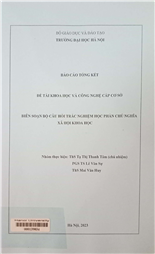 Biên soạn Bộ câu hỏi trắc nghiệm học phần Chủ nghĩa xã hội khoa học