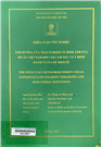 The effect of Vietnamese food's visual experiences on tourist's emotions, and behavioral intentions =