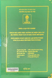 Exploring event-driven architectures for scalable distributed systems =