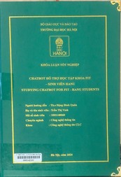 Studying chatbot for FIT - Hanu students =