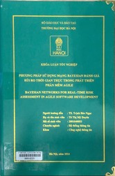 Bayesian networks for real-time risk assessment in agile software development =