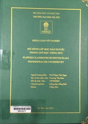 Flipped classroom im Deutsch als fremdsprache-unterricht =