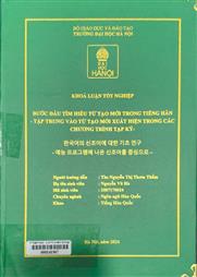 한국어의 신조어에 대한 기초 연구 - 예능 프로그램에 나온 신조어를 중심으로 – =