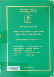 한국어와 베트남어의 의성어 대조 연구 =