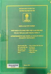 Apprendimento dei tempi al passato degli studenti Vietnamiti =