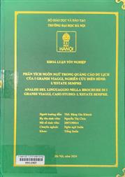 Analisi del linguaggio nella brochure di i grandi viaggi, caso studio L'estate sempre =
