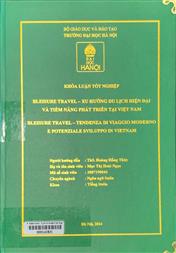 Bleisure travel - tendenza di viaggio moderno e potenziale sviluppo in Vietnam =