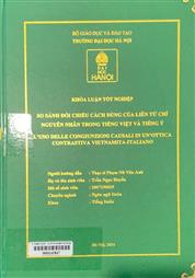 L'uso delle congiunzioni causali in un'ottica contrastiva VietNamita-Italiano =