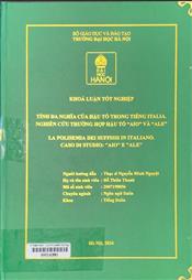 La polisemia dei suffissi in Italiano. Caso di studio "AIO" e "ALE" =