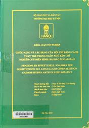 Funzioni ed effetti dell'anafora per sostituzione nel linguaggio giornalistico caso di studio Articoli diplomatici =