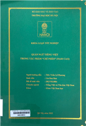 Quán ngữ tiếng Việt trong tác phẩm "Chí Phèo" (Nam Cao)