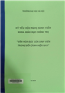 Kỷ yếu hội nghị khoa học giáo viên khoa tiếng Hàn