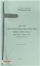 Kỷ yếu hội thảo khoa học sinh viên khoa tiếng Italia (Hệ chất lượng cao) năm học 2022-2023