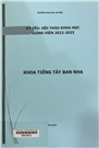 Kỷ yếu hội thảo khoa học giảng viên năm học 2022 - 2023 khoa tiếng Tây Ban Nha