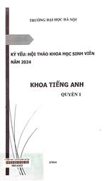 Kỷ yếu Hội thảo khoa học sinh viên năm 2024 Khoa tiếng Anh