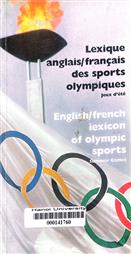 Lexique anglaisfrançais des sports olympiques jeux dété =