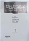 Food and beverage cost control
