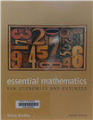 Essential mathematics for economics and business