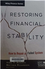 Restoring Financial Stability