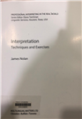 Interpretation techniques and exercises