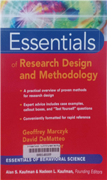 Essentials of research design and methodology