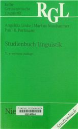 Studienbuch linguistik