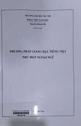 Phương pháp giảng dạy tiếng Việt như một ngoại ngữ