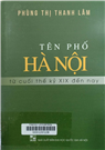 Tên phố Hà Nội từ cuối thế kỷ XIX đến nay