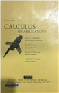 Calculus and its applications