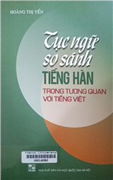 Tục ngữ so sánh tiếng Hàn trong tương quan với tiếng Việt