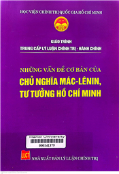 Những vấn đề cơ bản của chủ nghĩa Mác-Lênin, tư tưởng Hồ Chí Minh