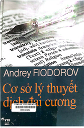 Cơ sở lí thuyết dịch đại cương