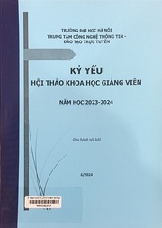 Kỷ yếu hội thảo khoa học giảng viên năm học 2023-2024