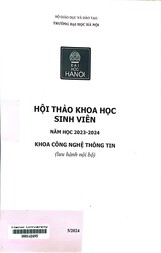 Hội thảo khoa học sinh viên năm học 2023 - 2024 khoa Công nghệ thông tin