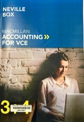 Macmillan Accounting for VCE Units 3 + 4