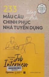 233 mẫu câu tiếng Anh chinh phục nhà tuyển dụng =