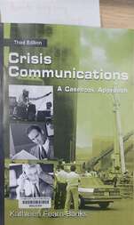 Crisis communications a casebook approach