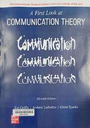 A first look at communication theory