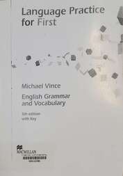 Language practice for first English grammar and vocabulary