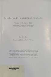 Introduction to programming using Java Version 8.1.3, August 2021