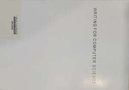 Writing for computer science