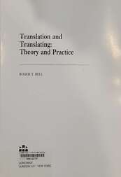 Translation and translating