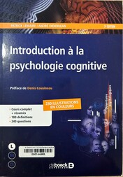 Introduction à la psychologie cognitive