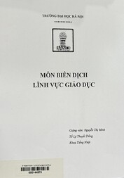 Môn biên dịch lĩnh vực giáo dục