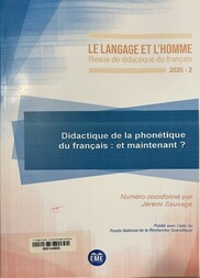 Didactique de la phonétique du français